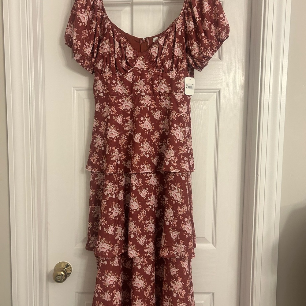 Altar'd State Alessandra Floral Maxi Dress